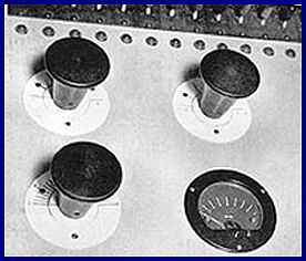 Section of mixer desk (wartime)