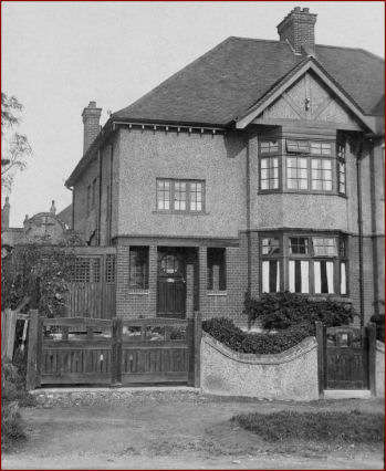Finchley home in 1928