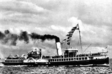 Clyde paddle steamer