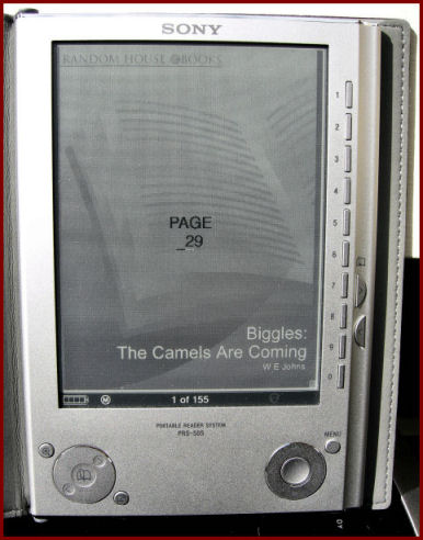 Biggles on e-Book