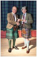 Chief presents Quaich